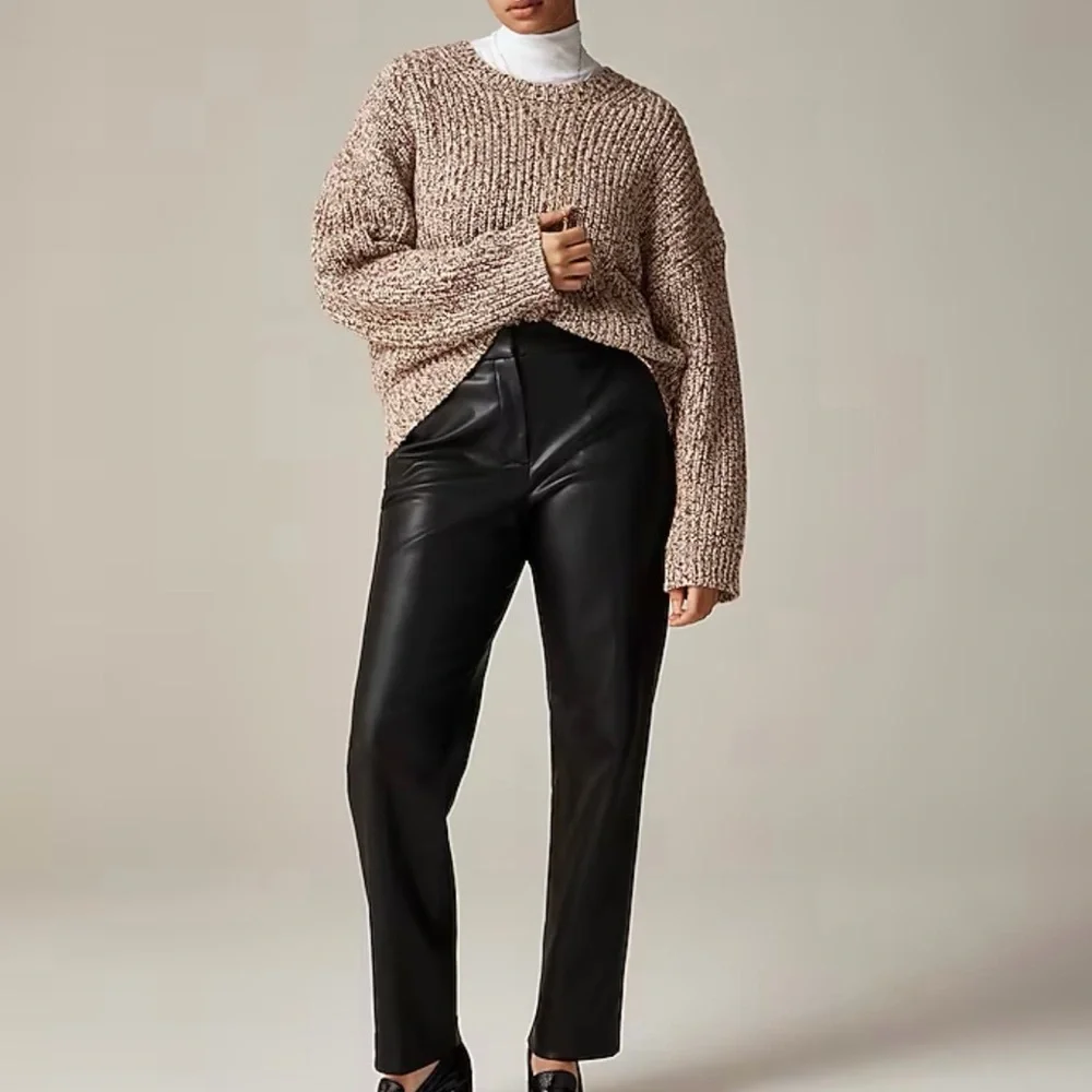 Brand New With Tags J Crew Kate straight-leg Pant in Faux Leather Size 20 - Picture 4 of 6